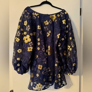 Arianne Elmy Midnight Blue Organza Good Luck Dress